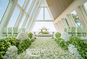 港丽酒店婚礼布置GREEN CLOUD